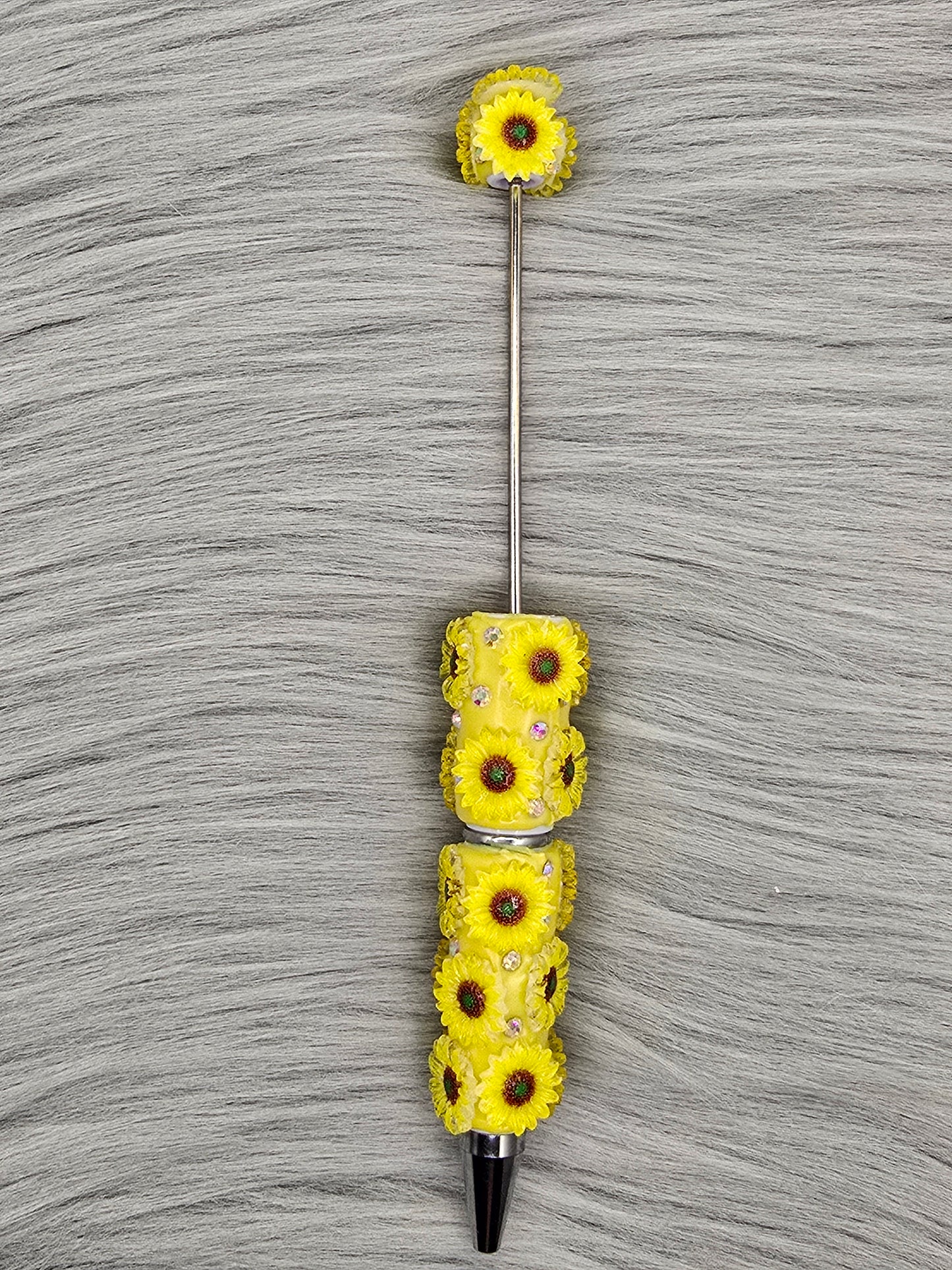3D Beadable Sunflower Pen