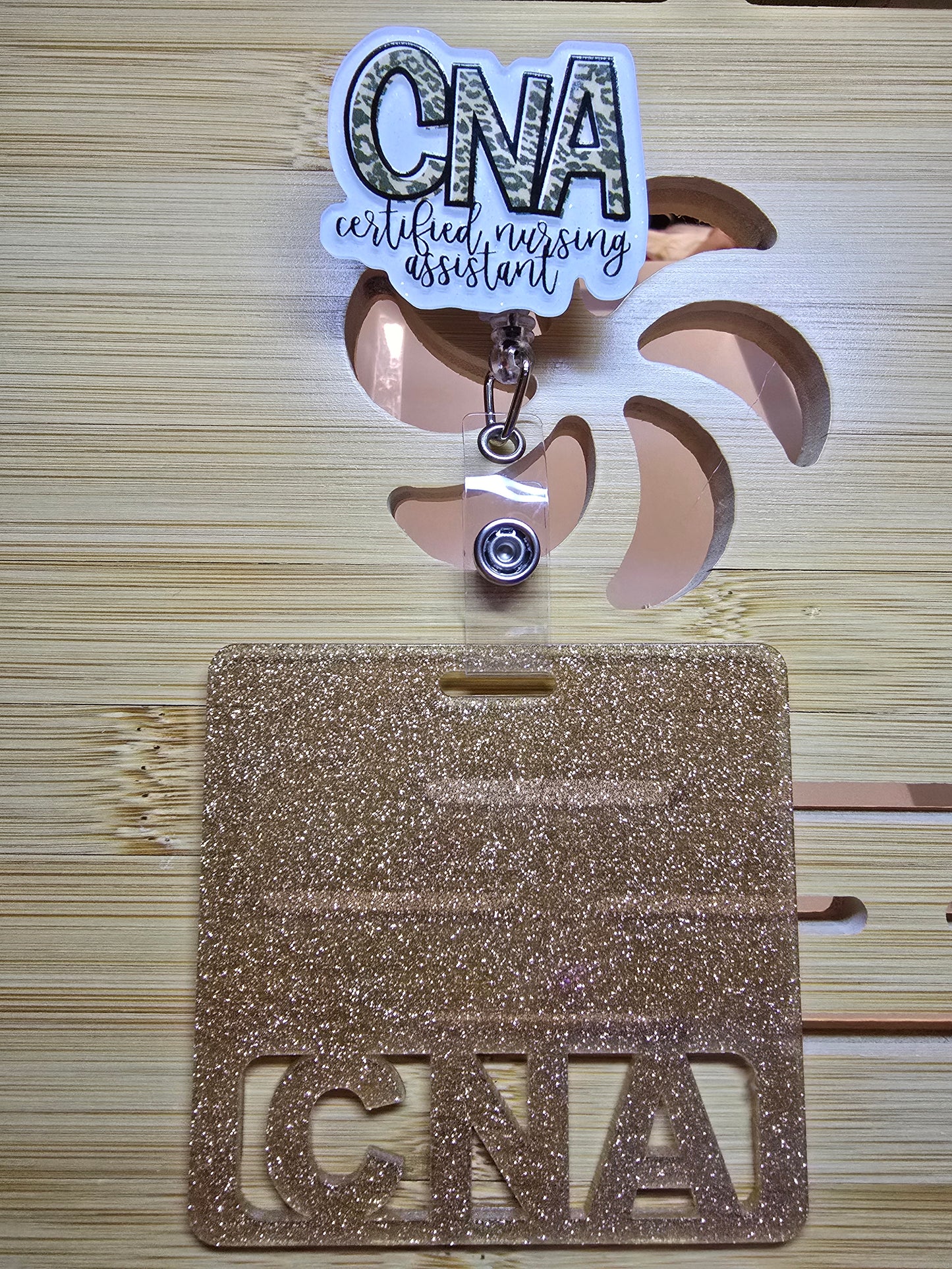 CNA Badge Reel with Square Badge Buddy