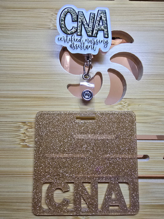CNA Badge Reel with Square Badge Buddy