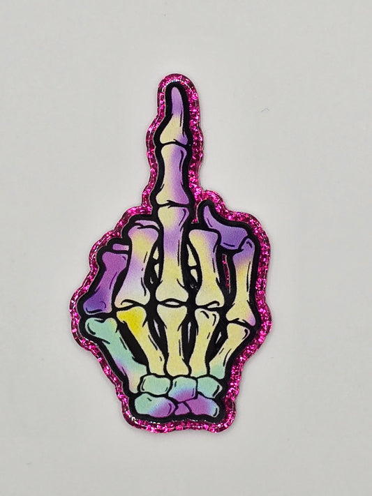 Skeleton Middle Finger