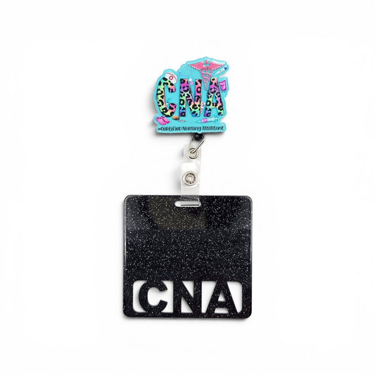 CNA Badge Reel with Square Badge Buddy