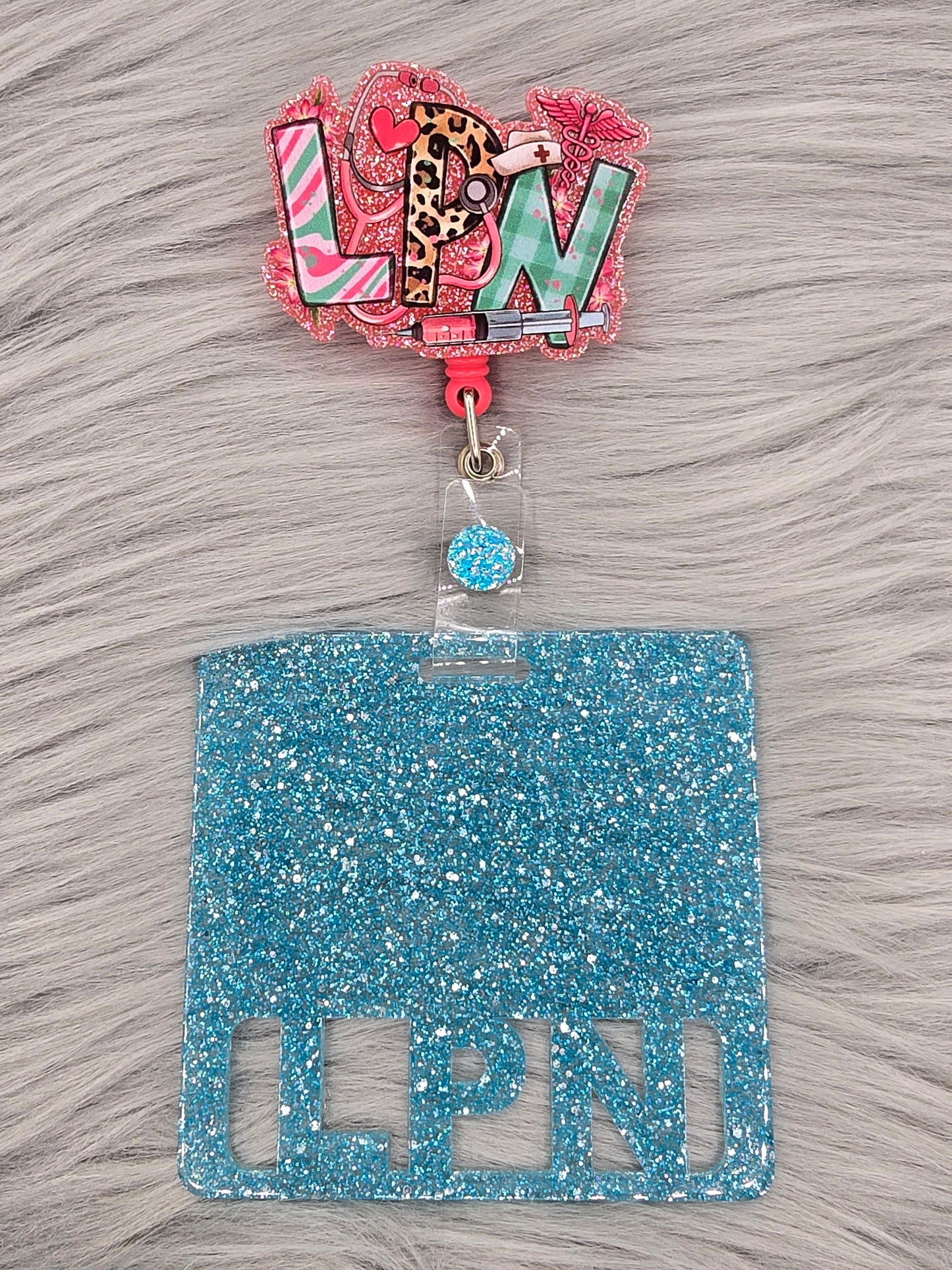 LPN Badge Reel with Badge Buddy