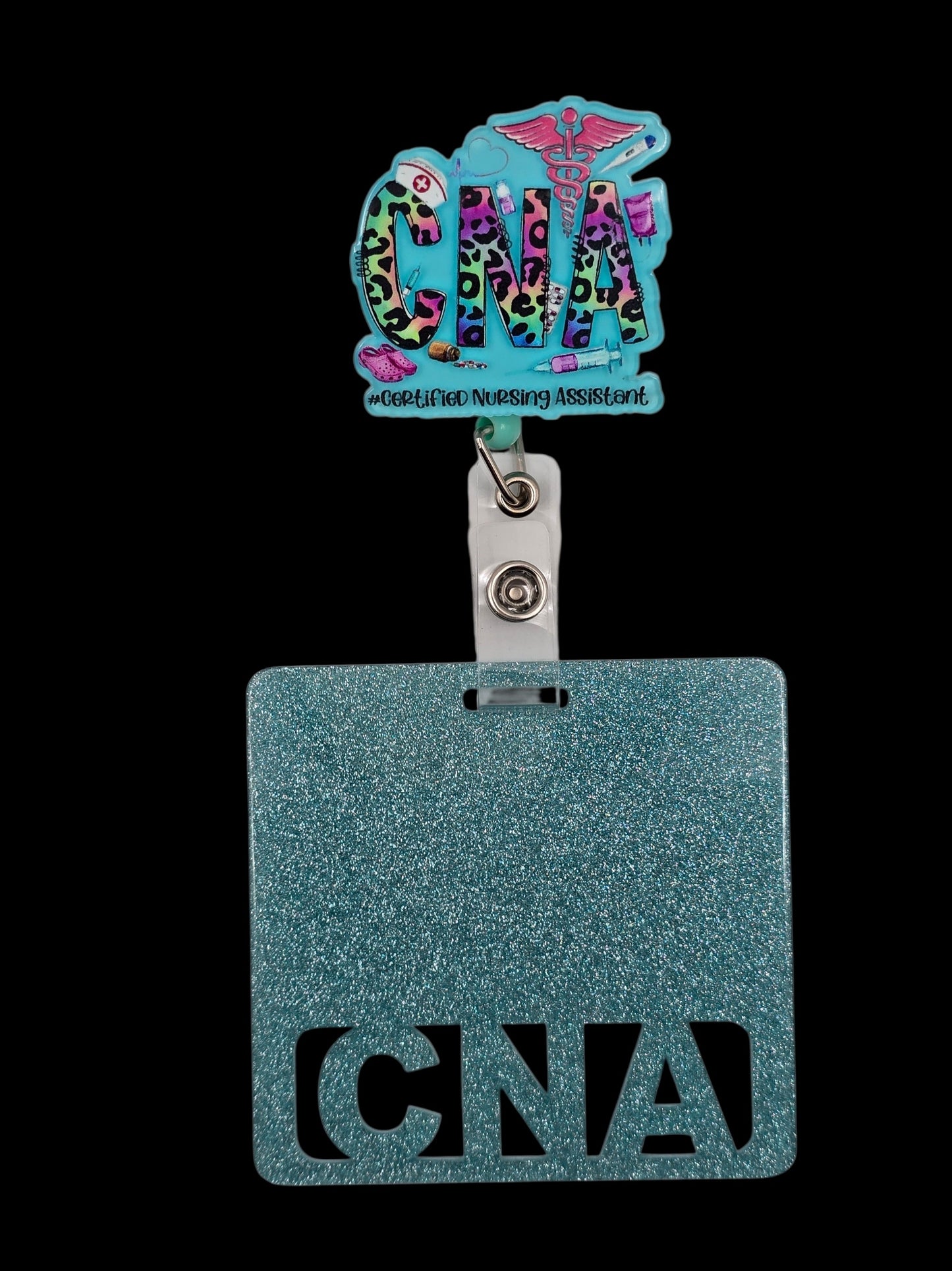 CNA Badge Reel with Square Badge Buddy