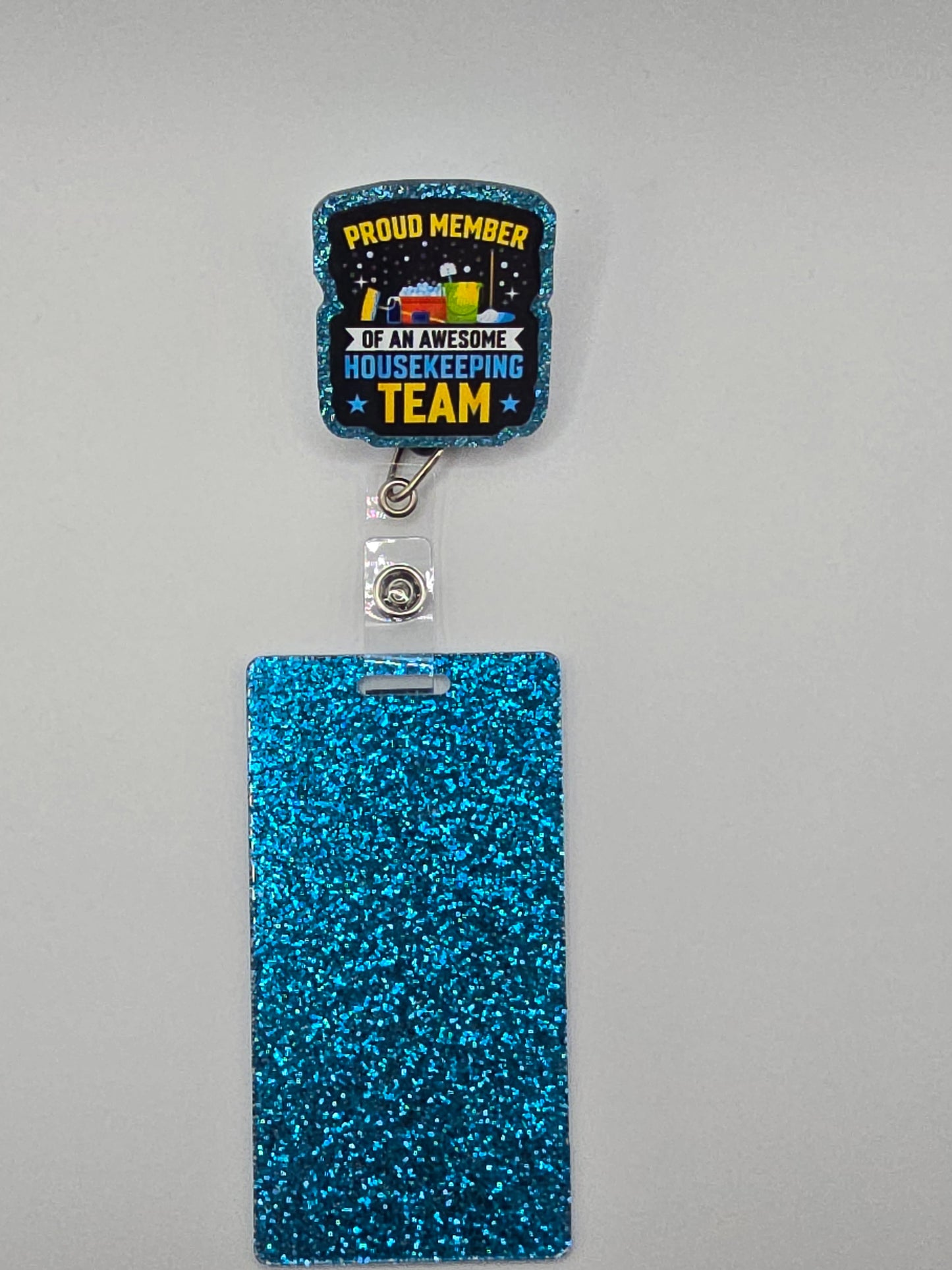 Housekeeping Team Badge Reel with Badge Buddy