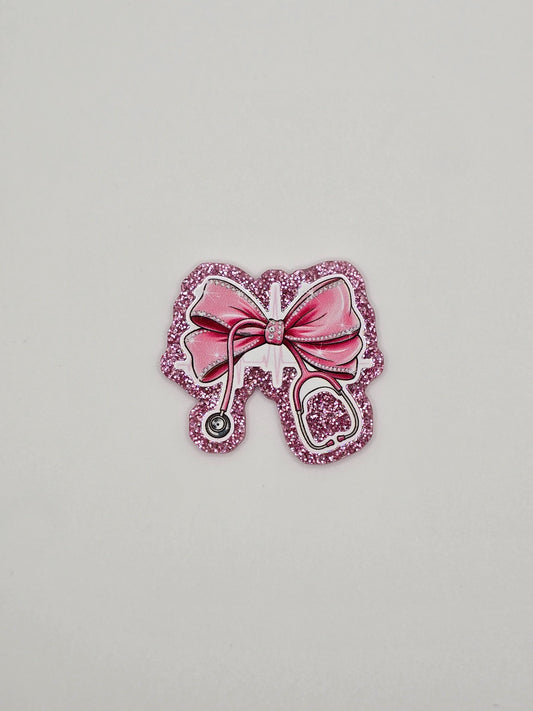 Pink Medical Bow