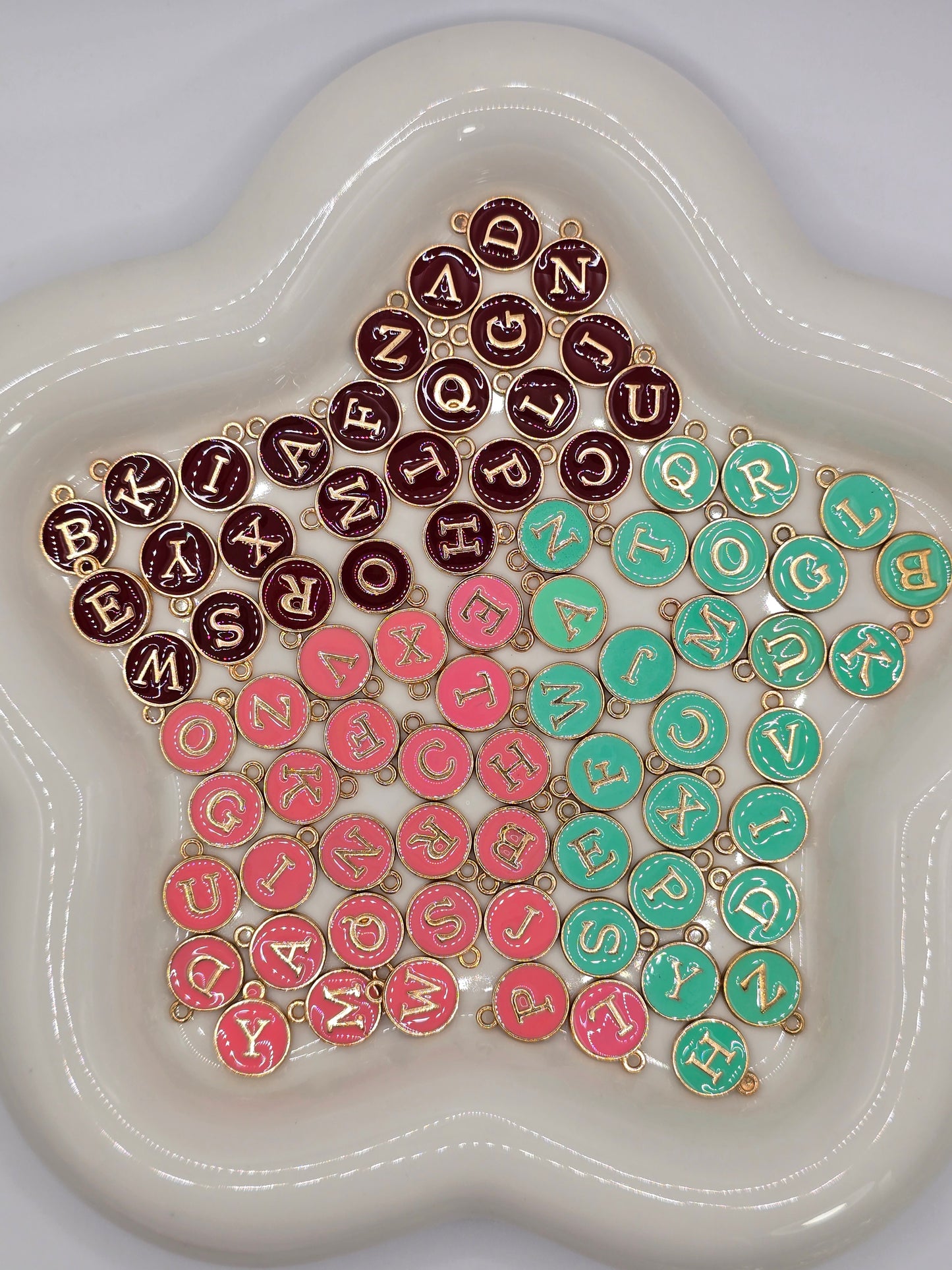 Metal Charm Letter Pendent