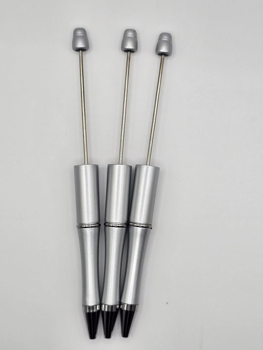 Silver Beadable Pen