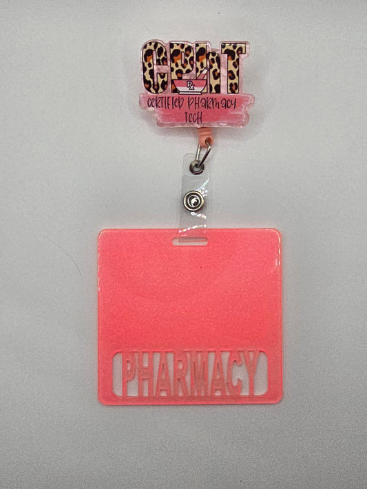 Pharmacy Badge Reel with Badge Buddy