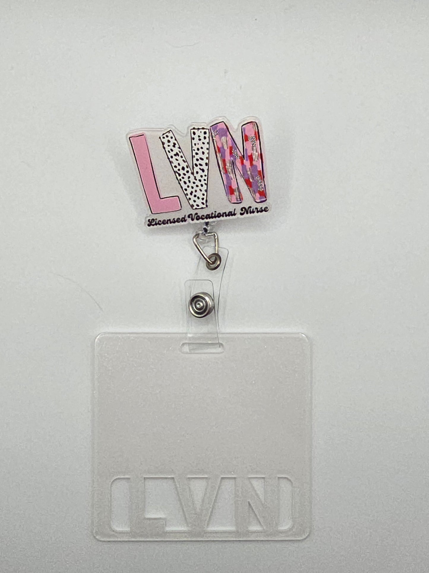 LVN Badge Reel with Badge Buddy