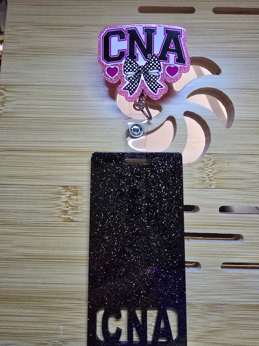 CNA Badge Reel with Long Badge Buddy