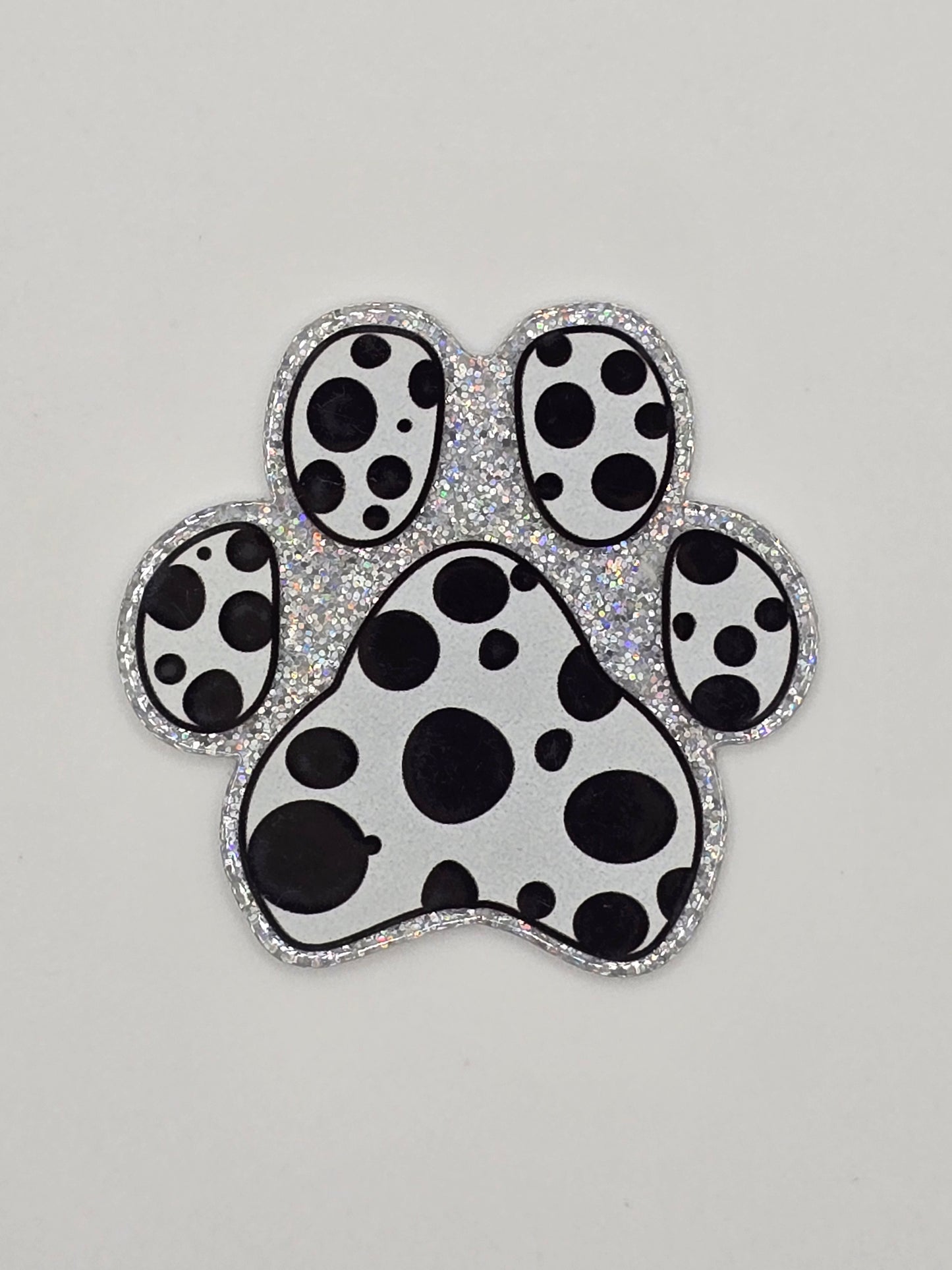 Black Dots Paw Print