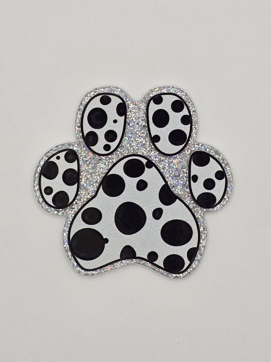 Black Dots Paw Print