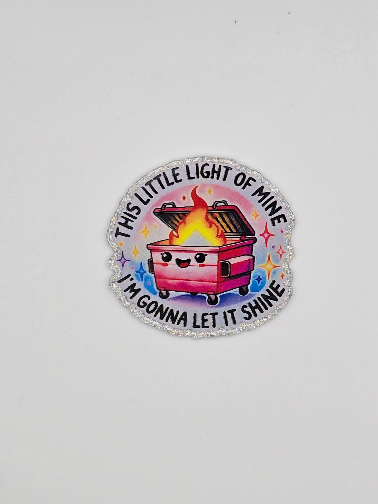 This Little Light Of Mine I'm Gonna Let It Shine Acrylic Flatback