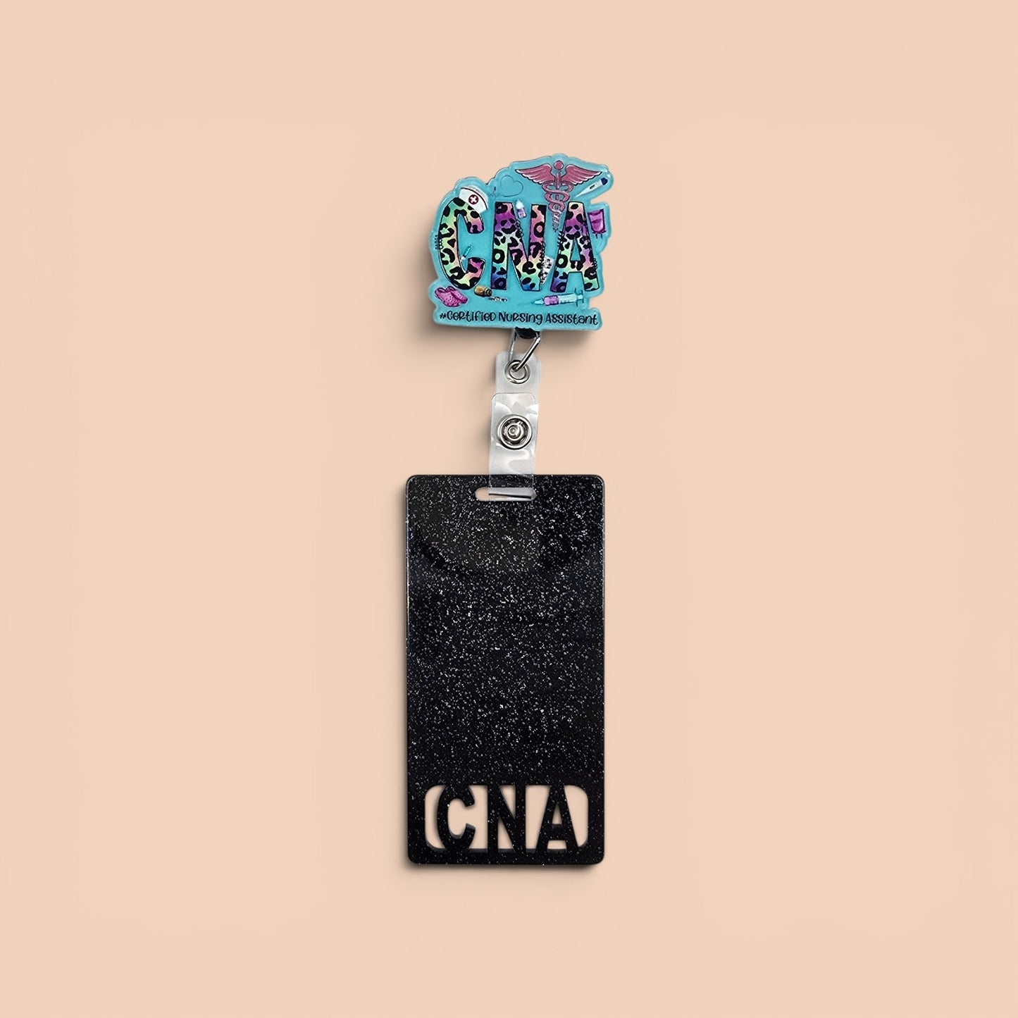 CNA Badge Reel with Long Badge Buddy