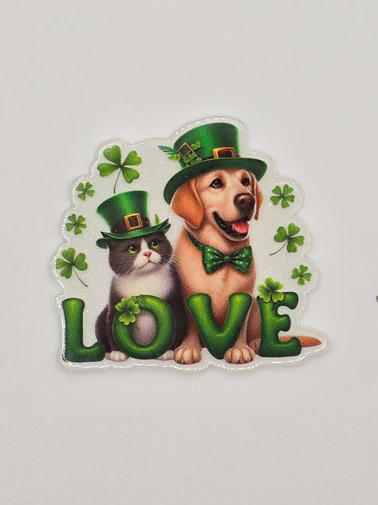 Love with dog and cat