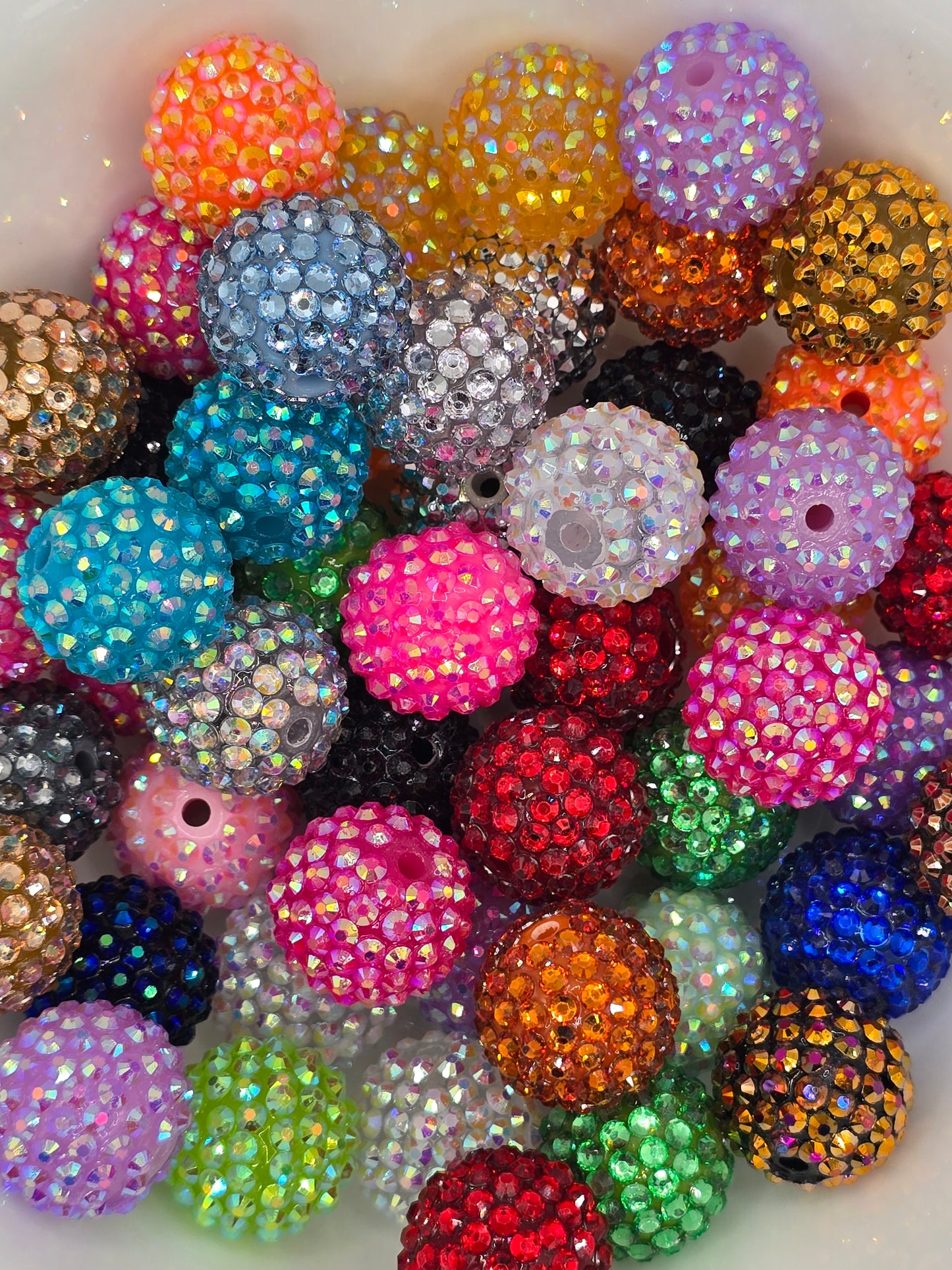 Rhinestone Bead Mix-20mm
