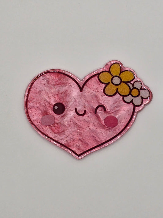 Heart with Flowers