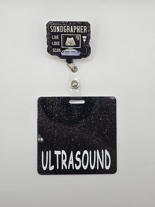 Ultrasound Badge Reel with Badge Buddy